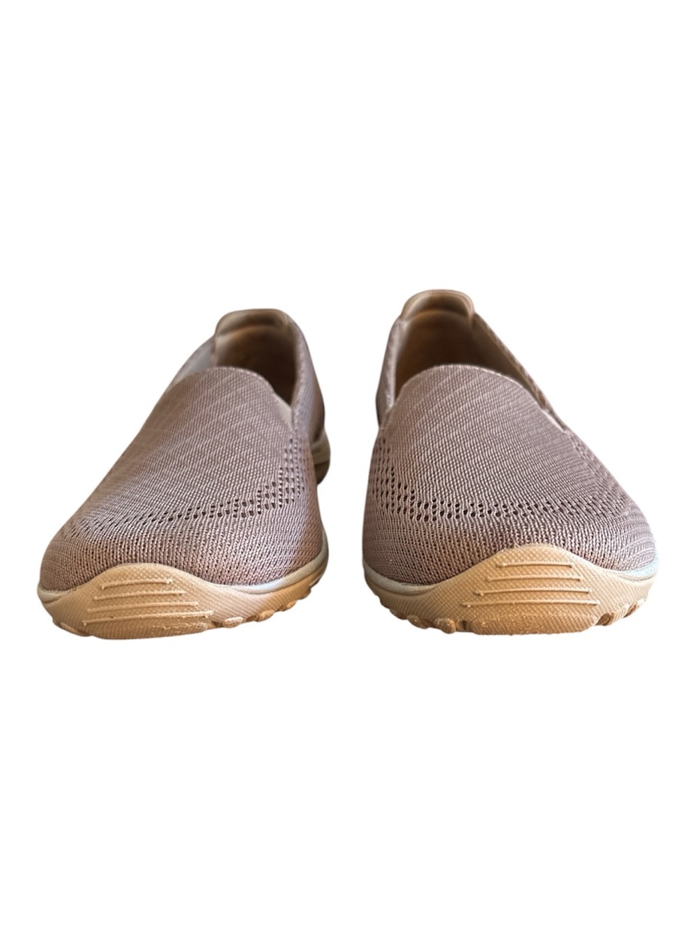 SKECHERS WOMENS REGGAE FEST DARK TAUPE COMFORT SHOE SIZE 8.5 RELAXED FIT - Picture 2 of 11